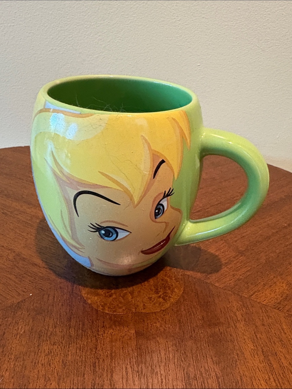 Disney parks  authentic Disney parks  mug  coffee cup large  green Tinker Bell
